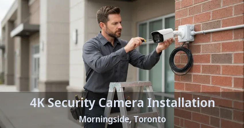 4K Security Camera Installation Morningside, Toronto - ON