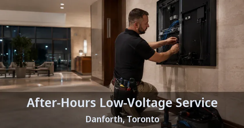 After-Hours Low-Voltage Service Danforth, Toronto - ON