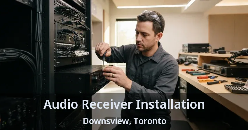 Audio Receiver Installation Downsview, Toronto - ON