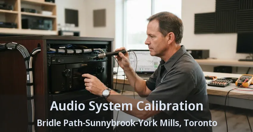 Audio System Calibration Bridle Path-Sunnybrook-York Mills, Toronto - ON