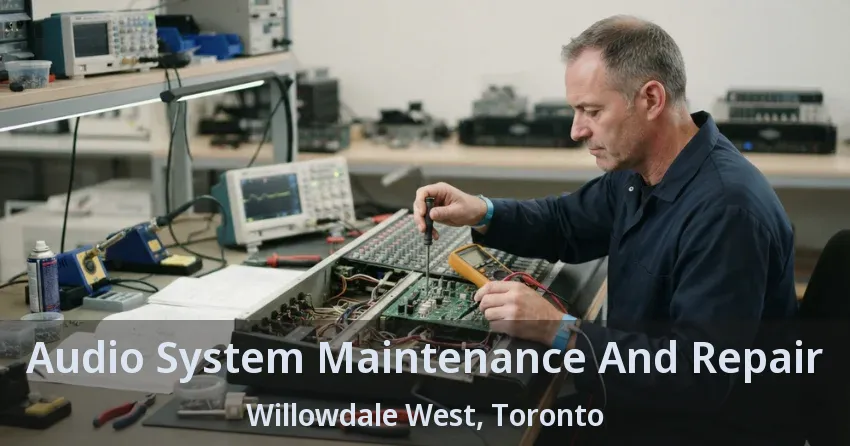 Audio System Maintenance And Repair Willowdale West, Toronto - ON