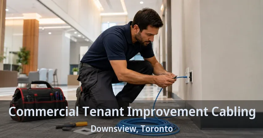 Commercial Tenant Improvement Cabling Downsview, Toronto - ON