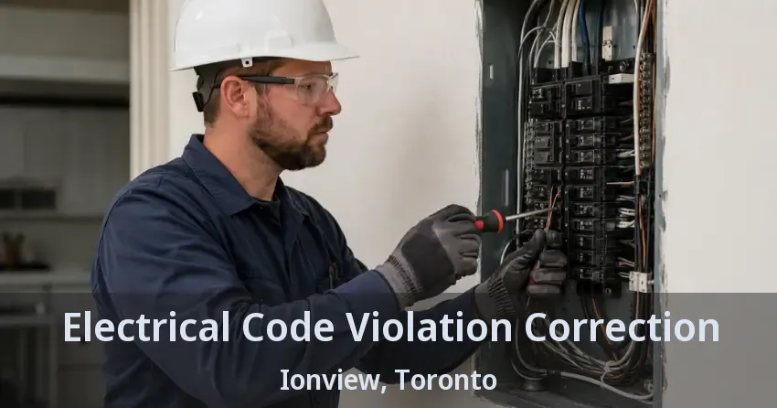 Electrical Code Violation Correction Ionview, Toronto - ON