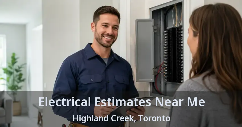 Electrical Estimates Near Me Highland Creek, Toronto - ON