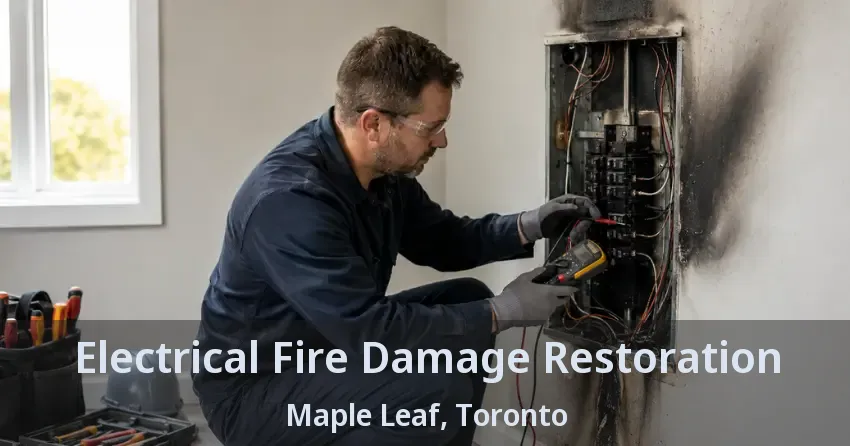 Electrical Fire Damage Restoration Maple Leaf, Toronto - ON