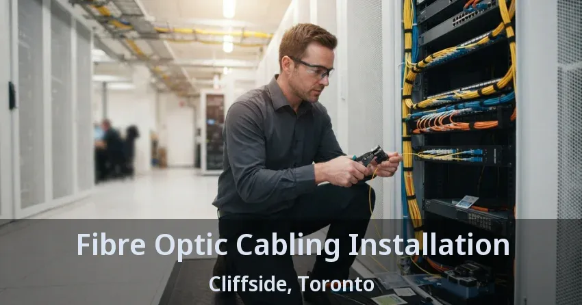 Fibre Optic Cabling Installation Cliffside, Toronto - ON