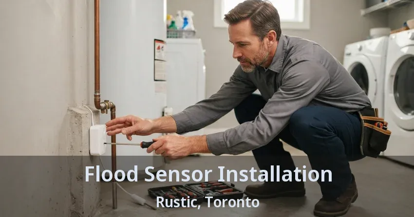 Flood Sensor Installation Rustic, Toronto - ON