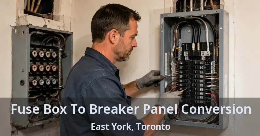 Fuse Box To Breaker Panel Conversion East York, Toronto - ON