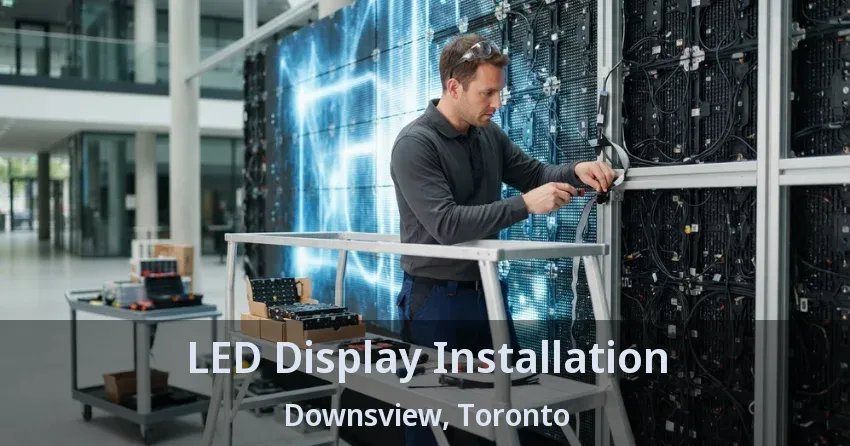 LED Display Installation Downsview, Toronto - ON