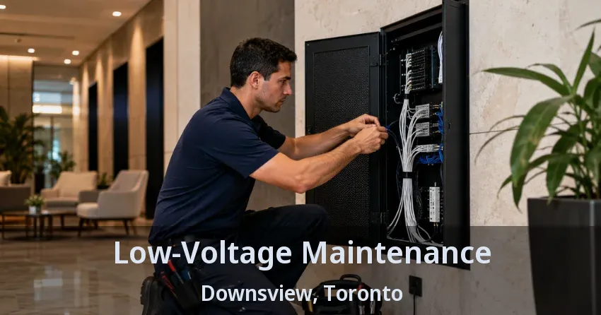 Low-Voltage Maintenance Downsview, Toronto - ON