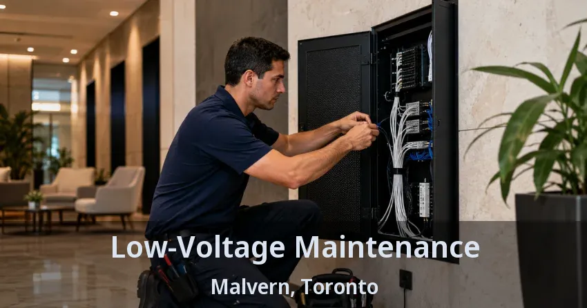 Low-Voltage Maintenance Malvern, Toronto - ON