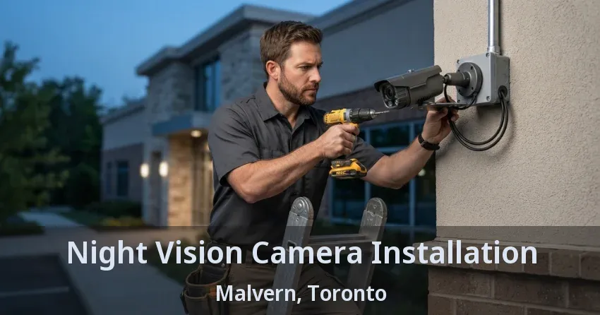 Night Vision Camera Installation Malvern, Toronto - ON