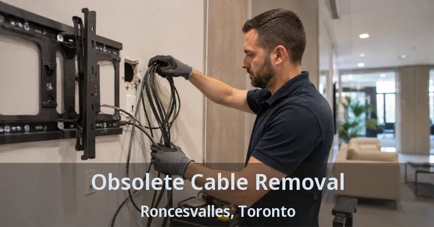 Obsolete Cable Removal Roncesvalles, Toronto - ON