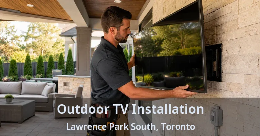 Outdoor TV Installation Lawrence Park South, Toronto - ON