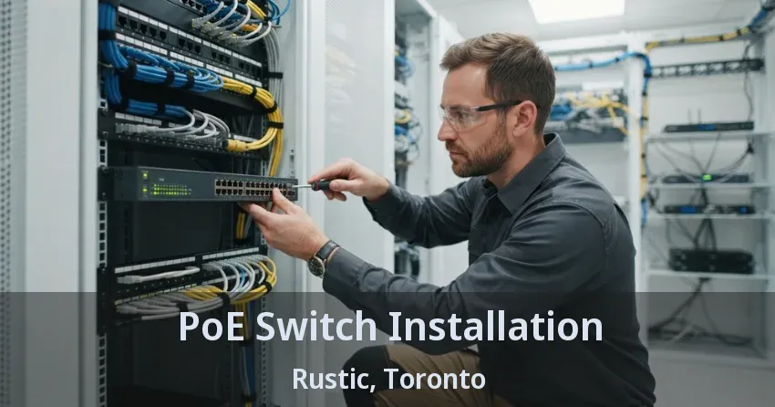 PoE Switch Installation Rustic, Toronto - ON