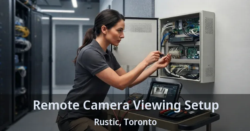 Remote Camera Viewing Setup Rustic, Toronto - ON