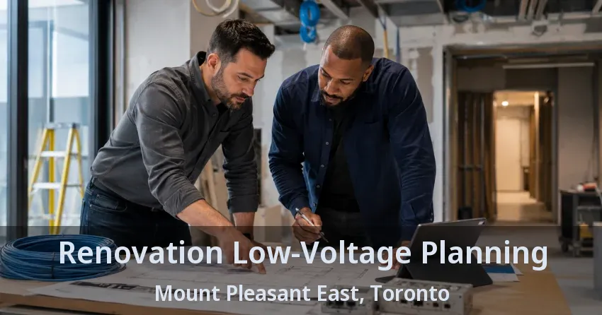 Renovation Low-Voltage Planning Mount Pleasant East, Toronto - ON