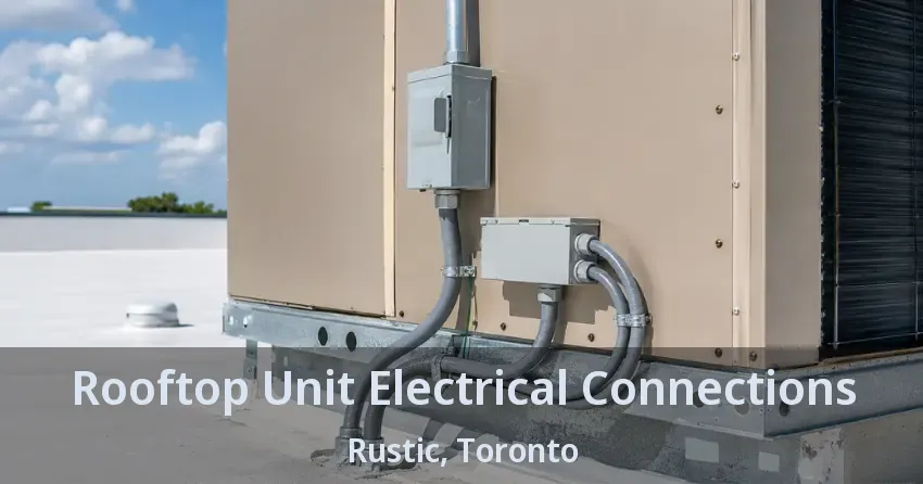 Rooftop Unit Electrical Connections Rustic, Toronto - ON
