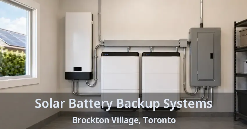 Solar Battery Backup Systems Brockton Village, Toronto - ON