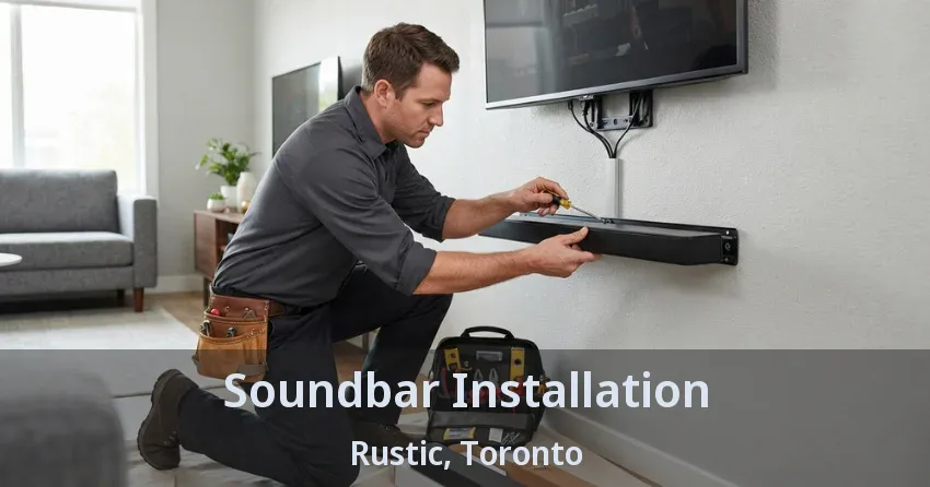 Soundbar Installation Rustic, Toronto - ON
