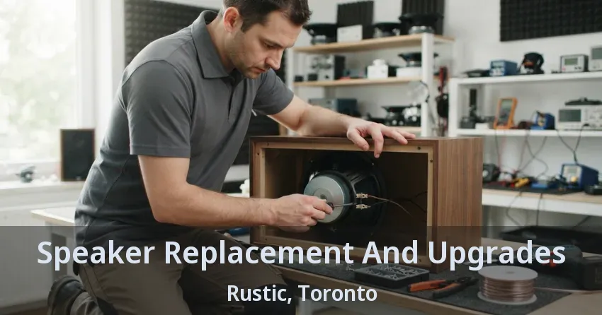 Speaker Replacement And Upgrades Rustic, Toronto - ON