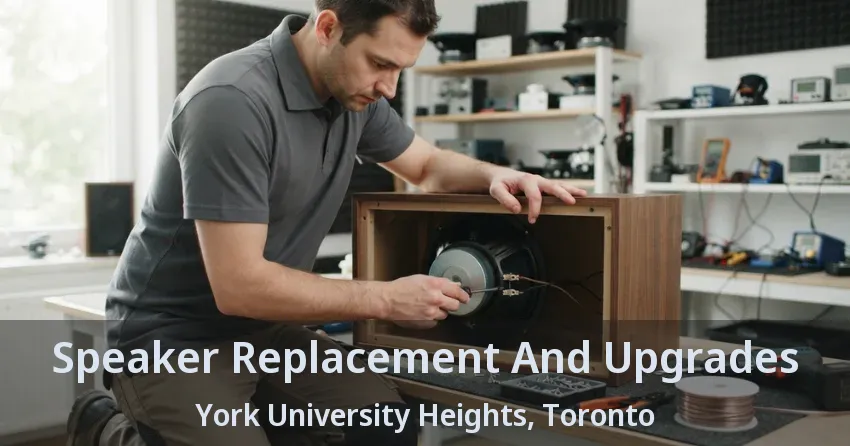 Speaker Replacement And Upgrades York University Heights, Toronto - ON