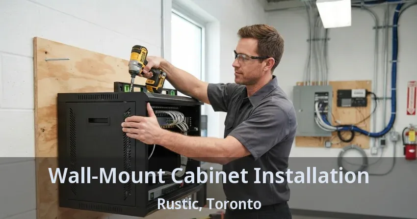 Wall-Mount Cabinet Installation Rustic, Toronto - ON