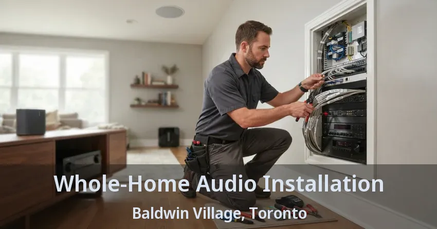 Whole-Home Audio Installation Baldwin Village, Toronto - ON