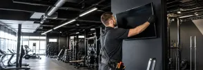 Gym Display Installation Downsview, Toronto